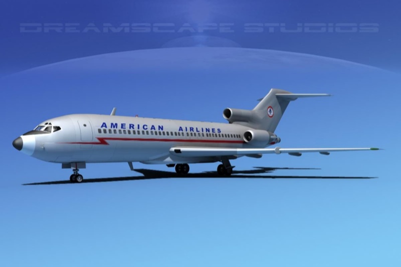 Northwest Orient Airlines Boeing 727-100 aircraft, similar to the one hijacked by DB Cooper